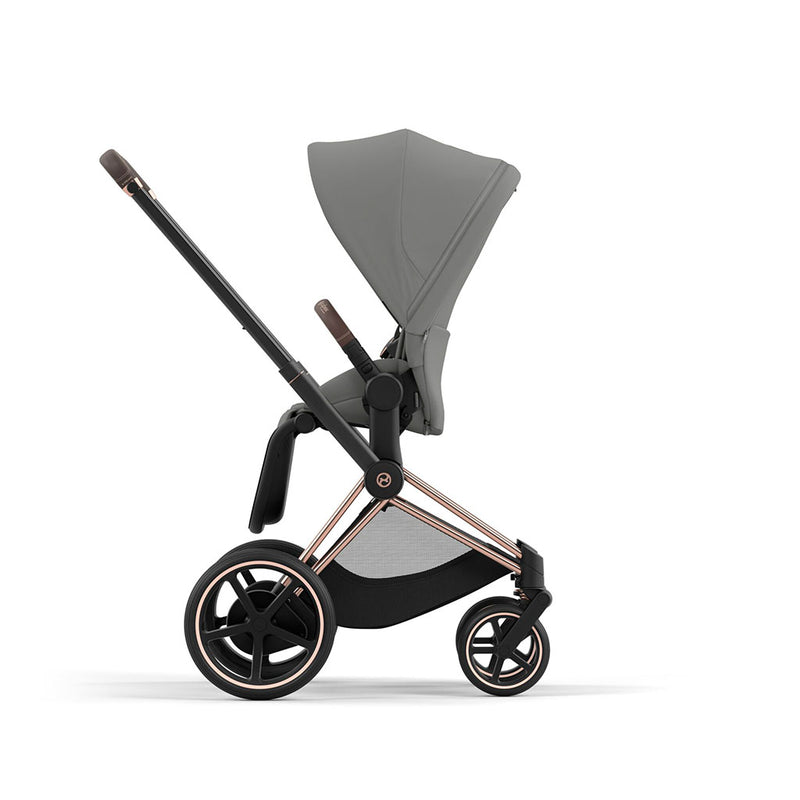 Cybex e-Priam Travel System - Rosegold / Mirage Grey