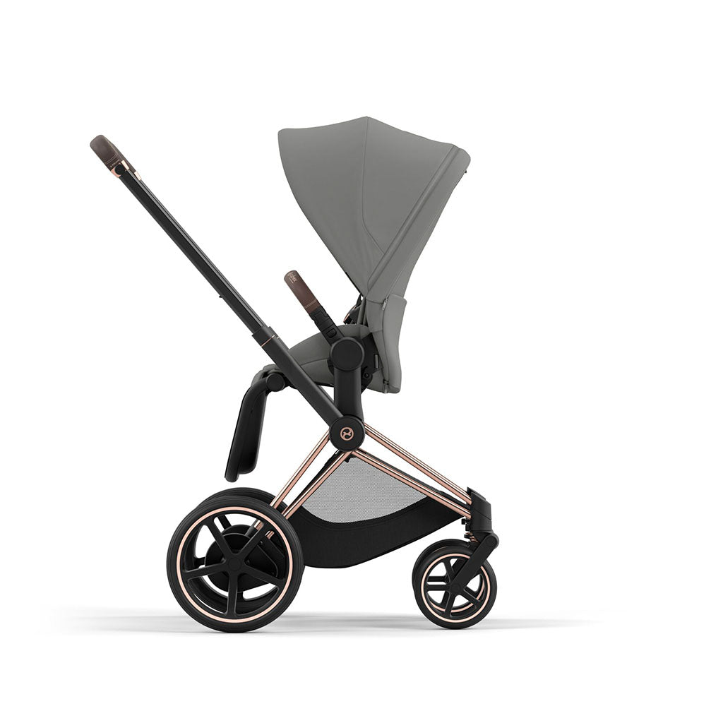 Cybex e-Priam Travel System - Rosegold / Mirage Grey