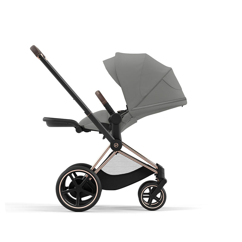 Cybex e-Priam Travel System - Rosegold / Mirage Grey