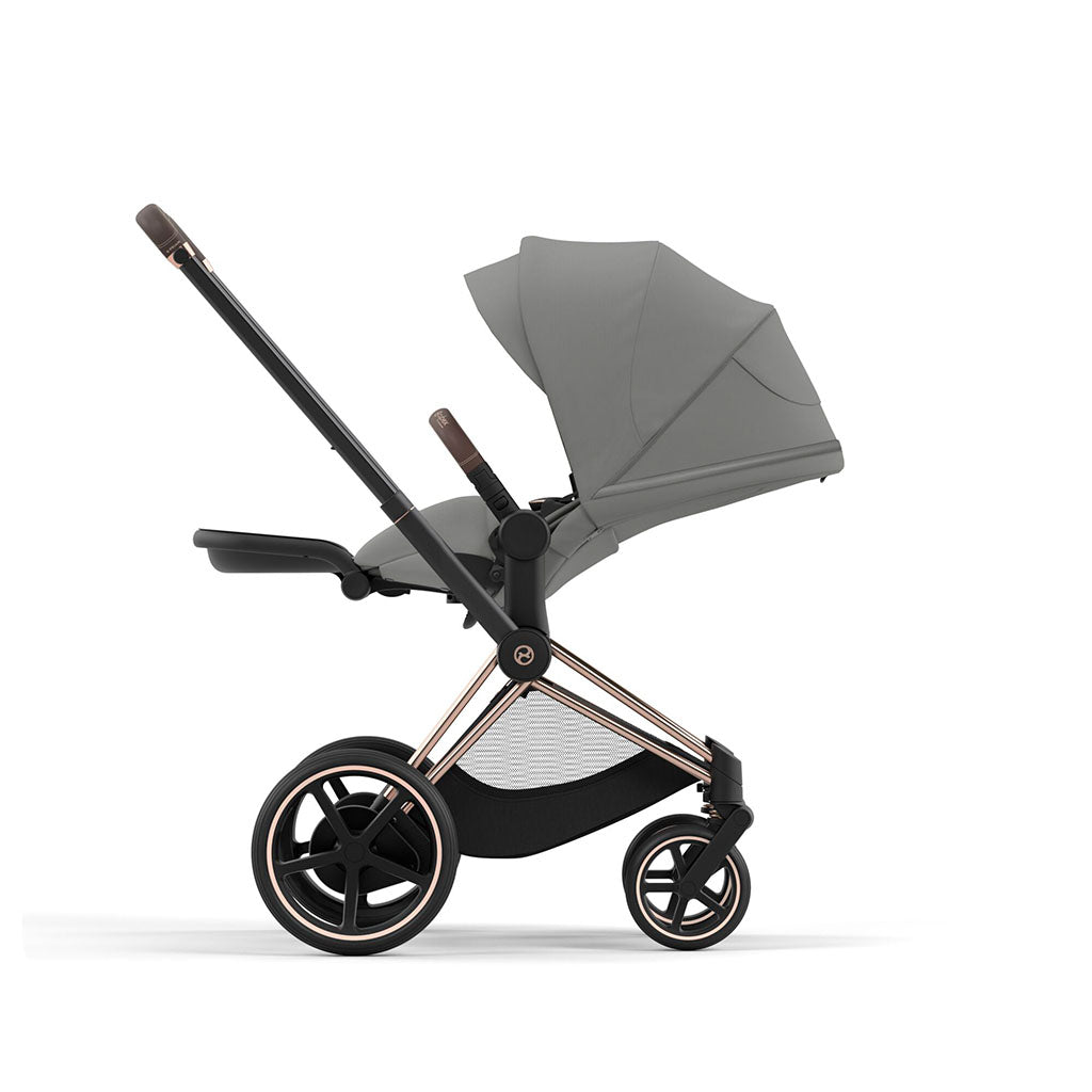 Cybex e-Priam Travel System - Rosegold / Mirage Grey
