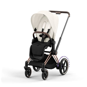 Cybex e-Priam Pushchair - Rosegold / Off White