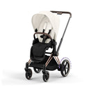 Cybex e-Priam Pushchair - Rosegold / Off White