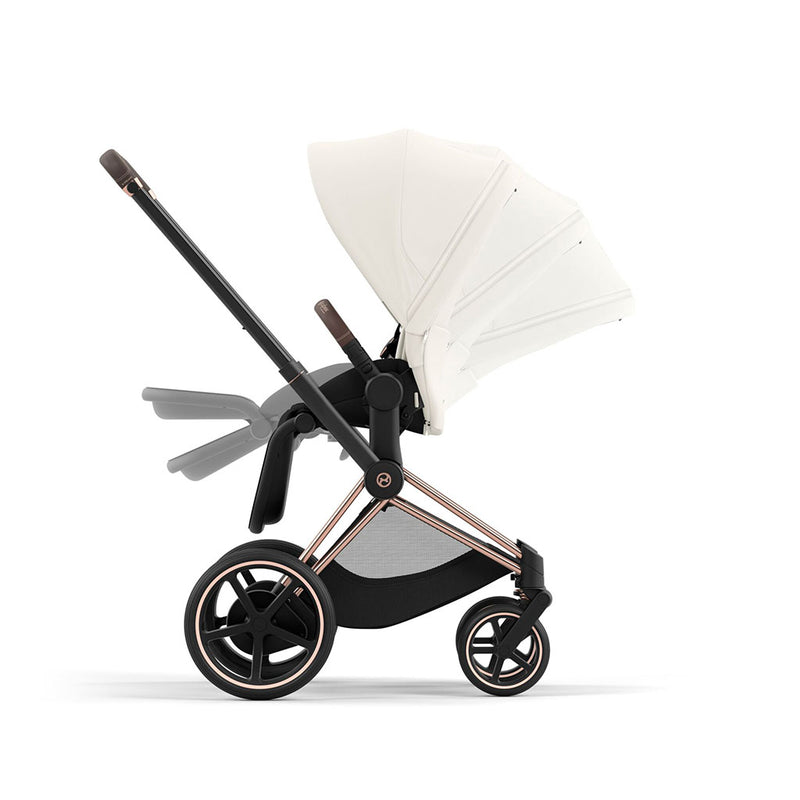 Cybex e-Priam Travel System - Rosegold / Off White