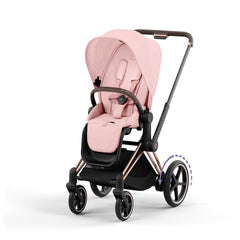 Cybex e-Priam Pushchair - Rosegold / Peach Pink