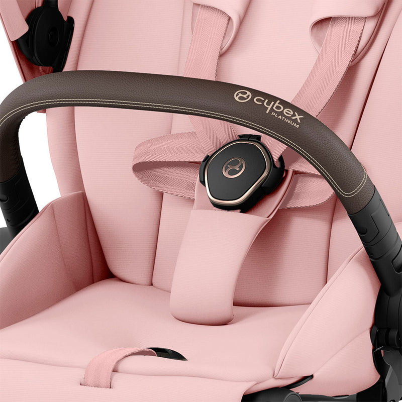Cybex e-Priam Travel System - Rosegold / Peach Pink