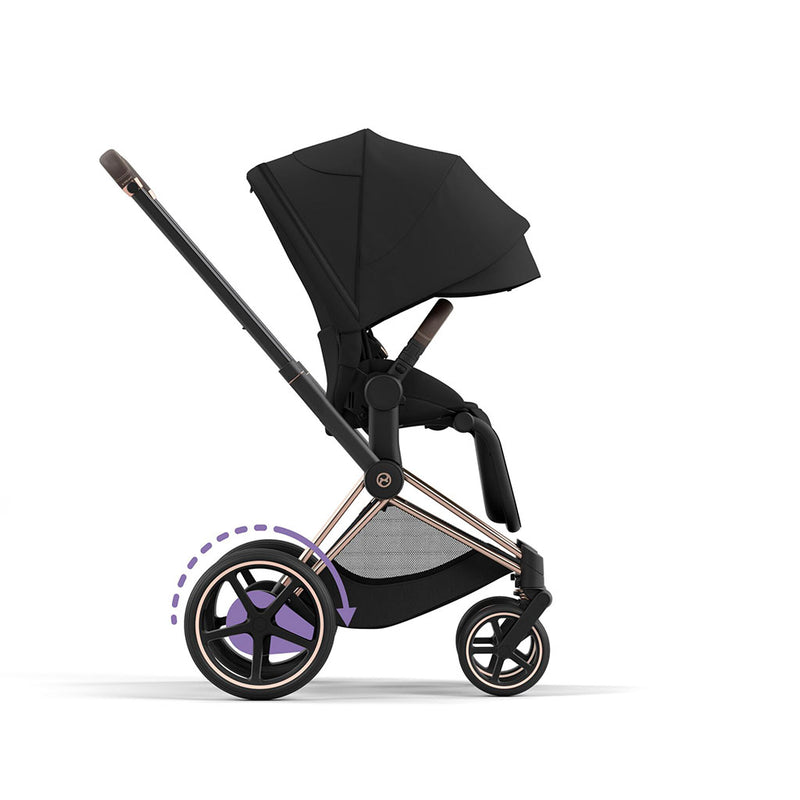 Cybex e-Priam Travel System - Rosegold / Sepia Black