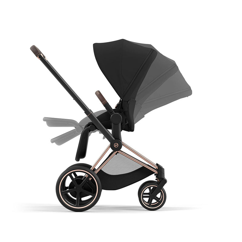 Cybex e-Priam Travel System - Rosegold / Sepia Black