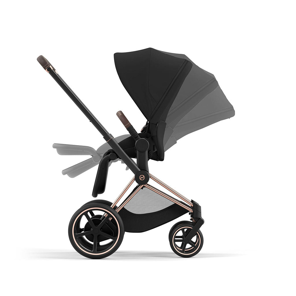 Cybex e-Priam Travel System - Rosegold / Sepia Black