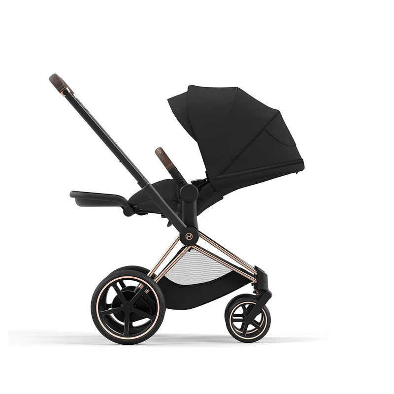 Cybex e-Priam Travel System - Rosegold / Sepia Black
