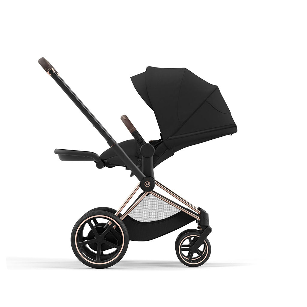 Cybex e-Priam Travel System - Rosegold / Sepia Black