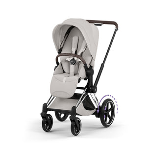 Cybex e-Priam Style Pushchair - Chrome Brown / City Grey