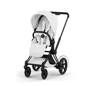 Cybex e-Priam Style Pushchair - Matt Black / Off White