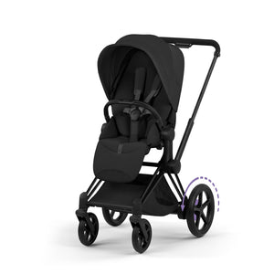 Cybex e-Priam Style Pushchair - Matt Black / Sepia Black