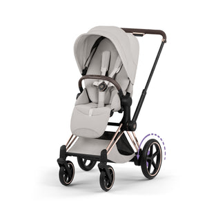 Cybex e-Priam Style Pushchair - Rosegold / City Grey