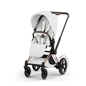 Cybex e-Priam Style Pushchair - Rosegold / Off White