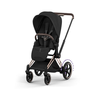 Cybex e-Priam Style Pushchair - Rosegold / Sepia Black