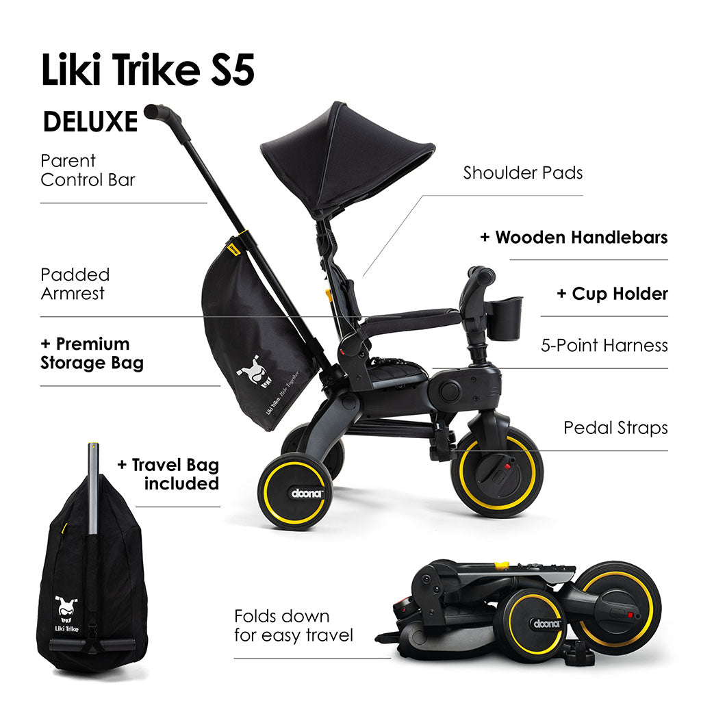 Doona Liki Trike S5 - Limited Edition - Midnight