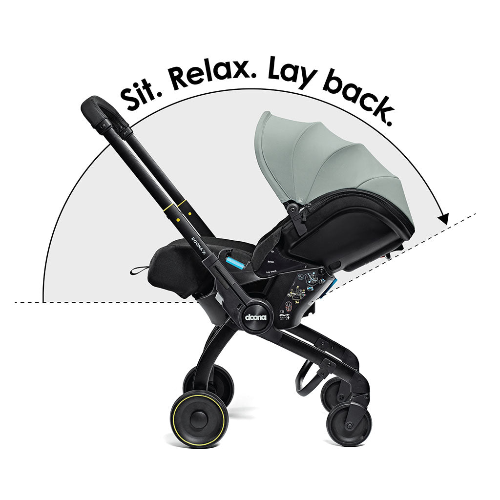 Doona X Car Seat Stroller and Base - Dusty Sage