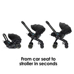 Doona X Car Seat Stroller and Base - Nitro Black