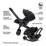Doona X Car Seat Stroller and Base - Nitro Black