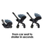 Doona X Car Seat Stroller and Base - Ocean Blue