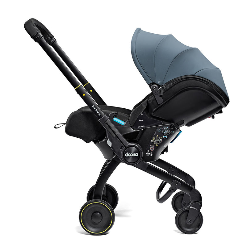 Doona X Car Seat Stroller and Base - Ocean Blue