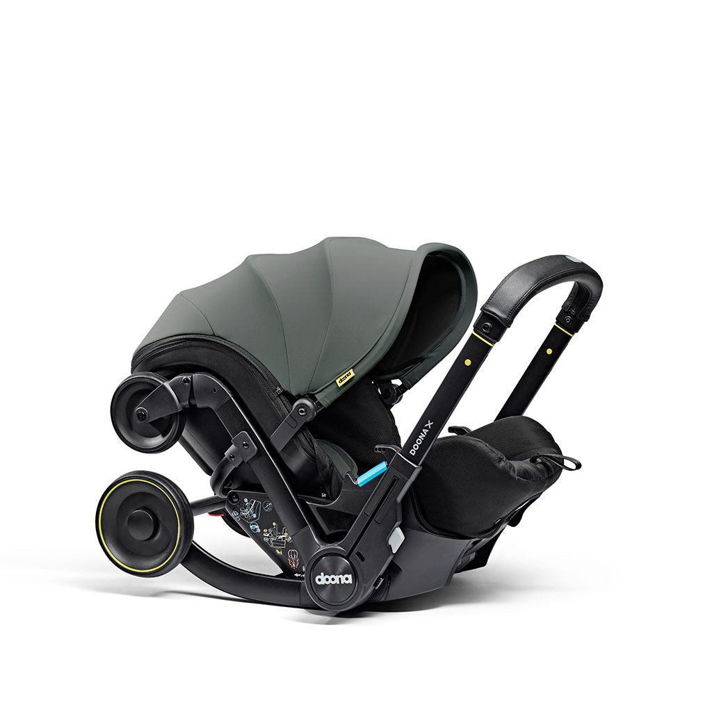 Doona X Car Seat Stroller and Base - Slate Green