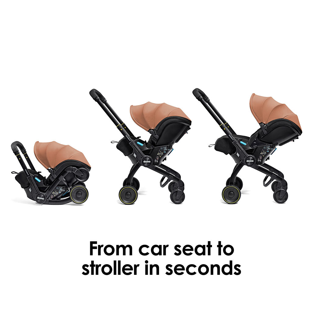 Doona X Car Seat Stroller and Base - Terracotta