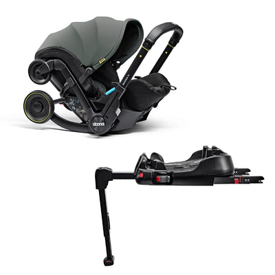 Doona X Car Seat Stroller and Base - Slate Green (Forest Grey)
