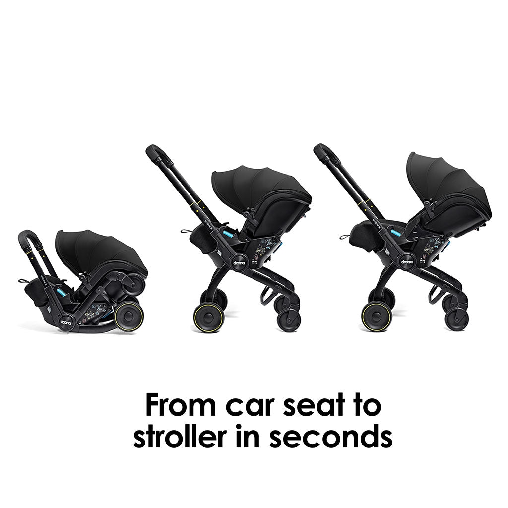Doona X Car Seat Stroller Nitro Black 3