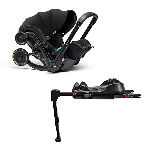 Doona_X_Car_Seat_Stroller_and_Base_Nitro_Black_1