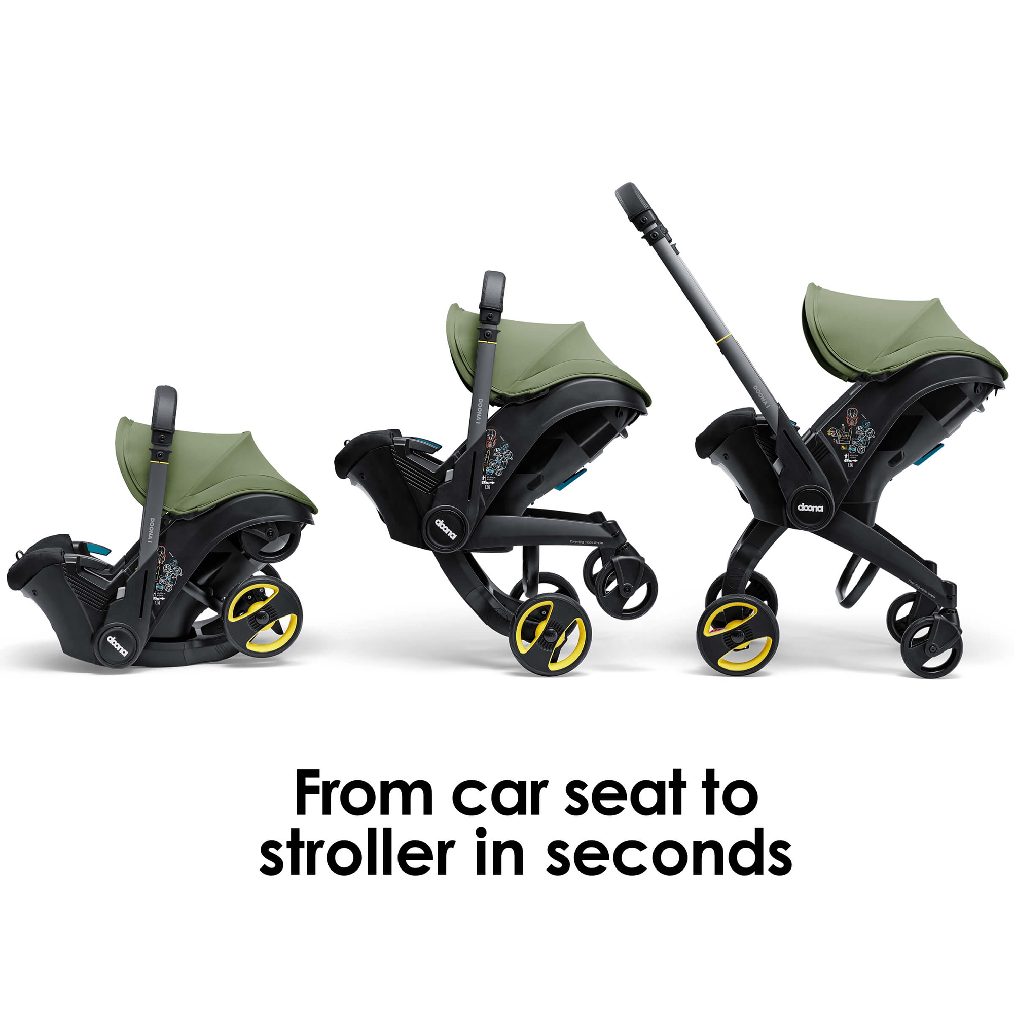 Doona i Car Seat & Stroller - Desert Green