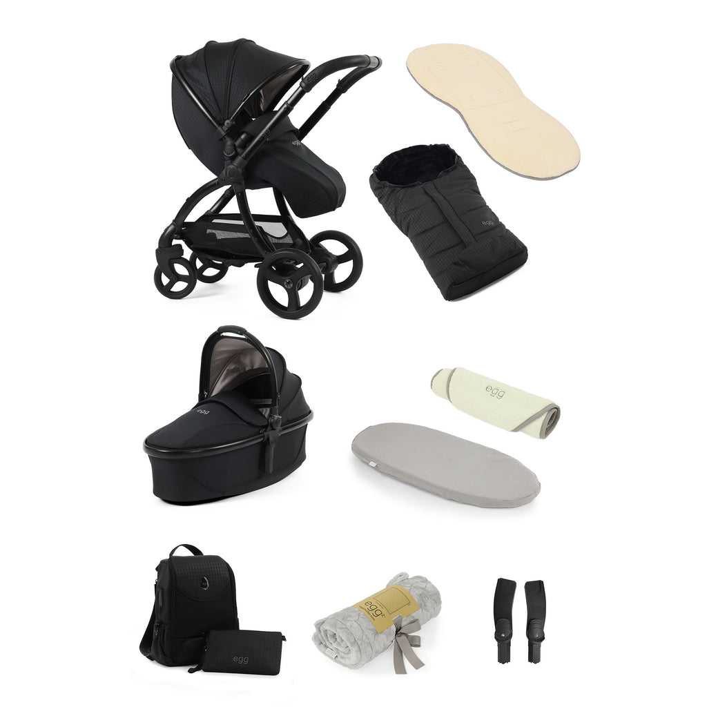 Egg 3 Snuggle Bundle - Houndstooth Black