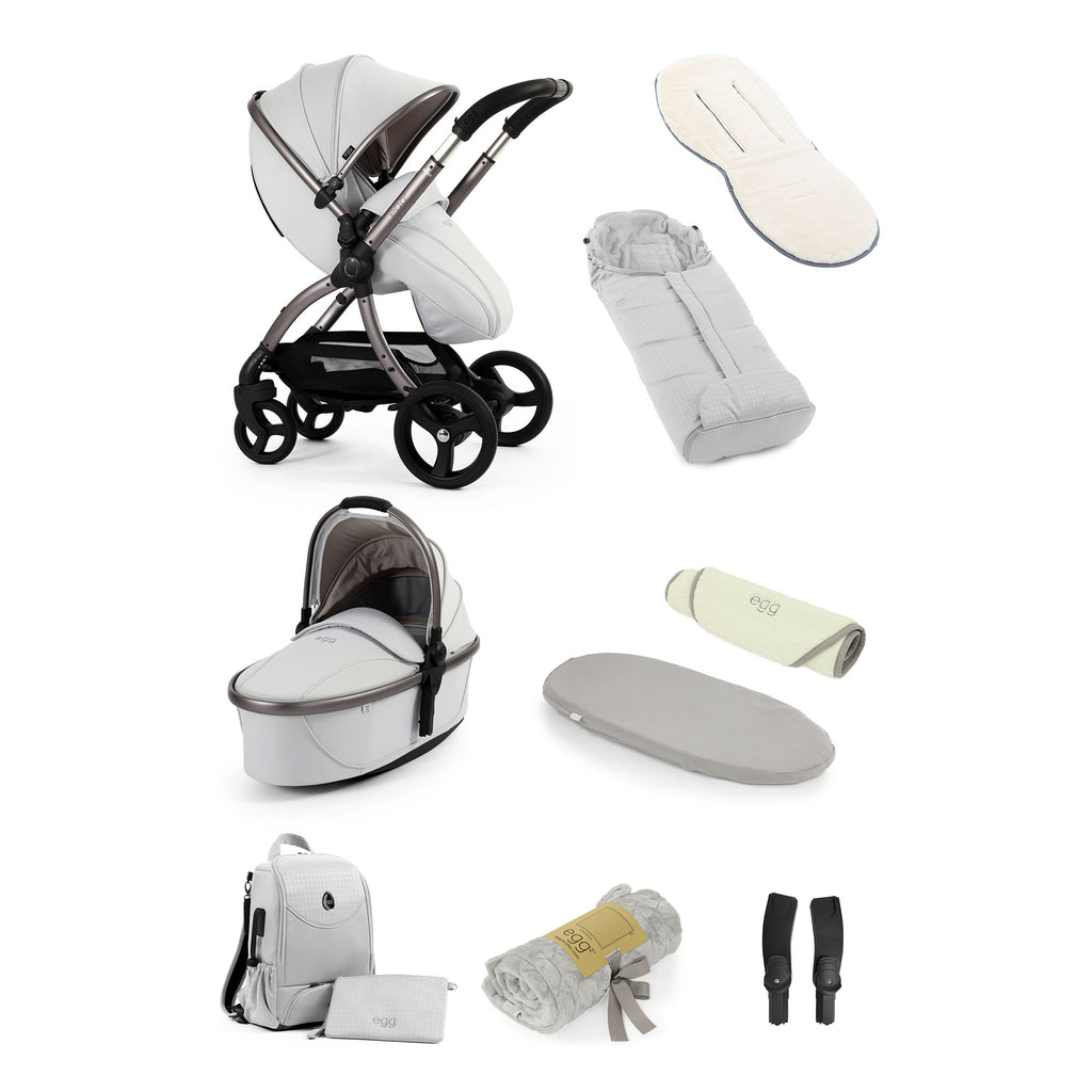 Egg 3 Snuggle Bundle - Houndstooth Silver