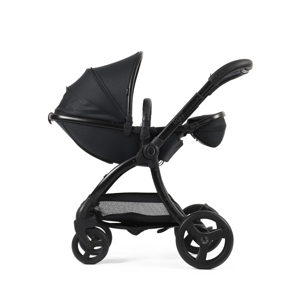 Egg 3 Luxury Shell i Size Travel System - Houndstooth Black