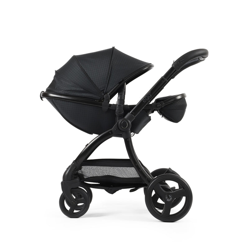 Egg 3 Luxury Shell i Size Travel System - Houndstooth Black