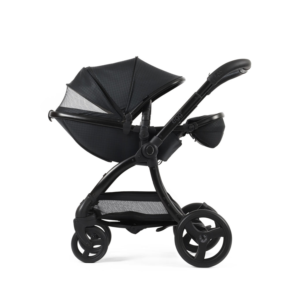 Egg 3 Luxury Shell i Size Travel System - Houndstooth Black
