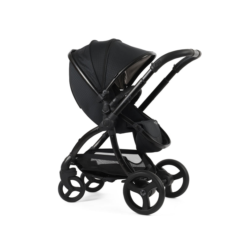Egg 3 Luxury Shell i Size Travel System - Houndstooth Black