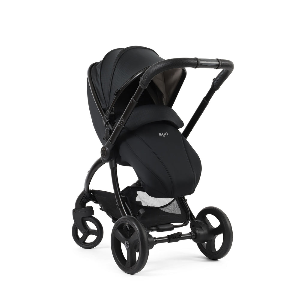 Egg 3 Luxury Shell i Size Travel System - Houndstooth Black