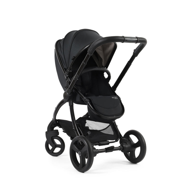 Egg 3 Luxury Shell i Size Travel System - Houndstooth Black