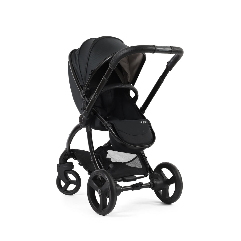 Egg 3 Luxury Shell i Size Travel System - Houndstooth Black