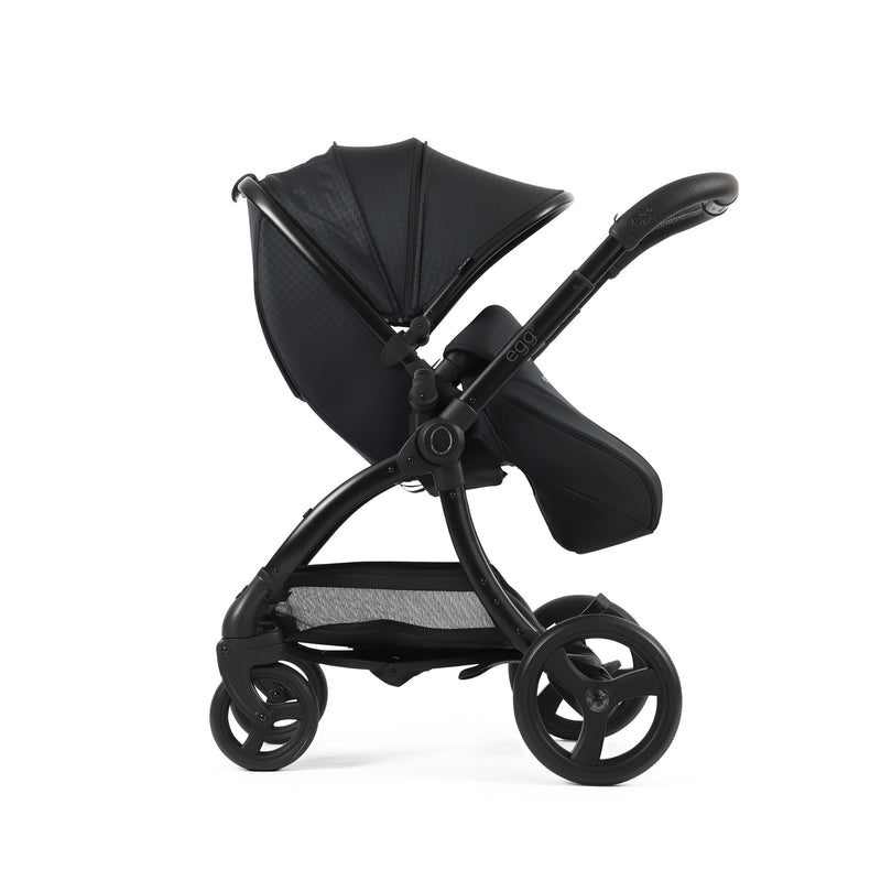 Egg 3 Luxury Shell i Size Travel System - Houndstooth Black
