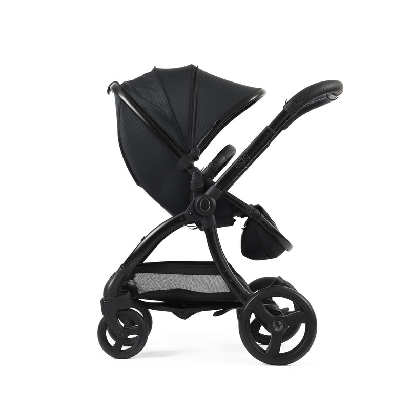 Egg 3 Luxury Shell i Size Travel System - Houndstooth Black