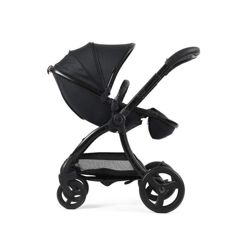 Egg 3 Luxury Shell i Size Travel System - Houndstooth Black