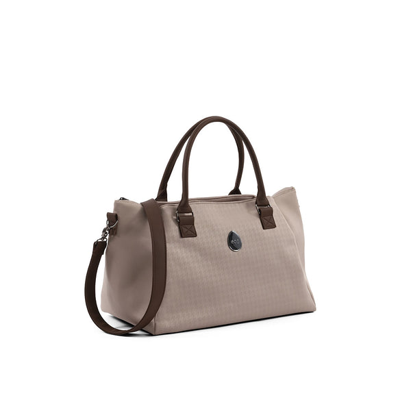 Egg Overnight Bag - Houndstooth Almond