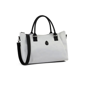 Egg Overnight Bag - Houndstooth Silver