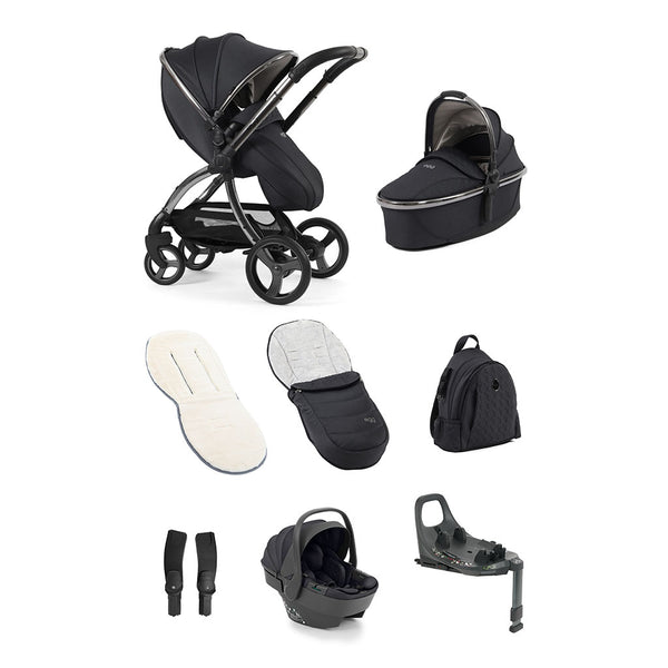 Egg 3 Stroller Luxury Package - Carbonite