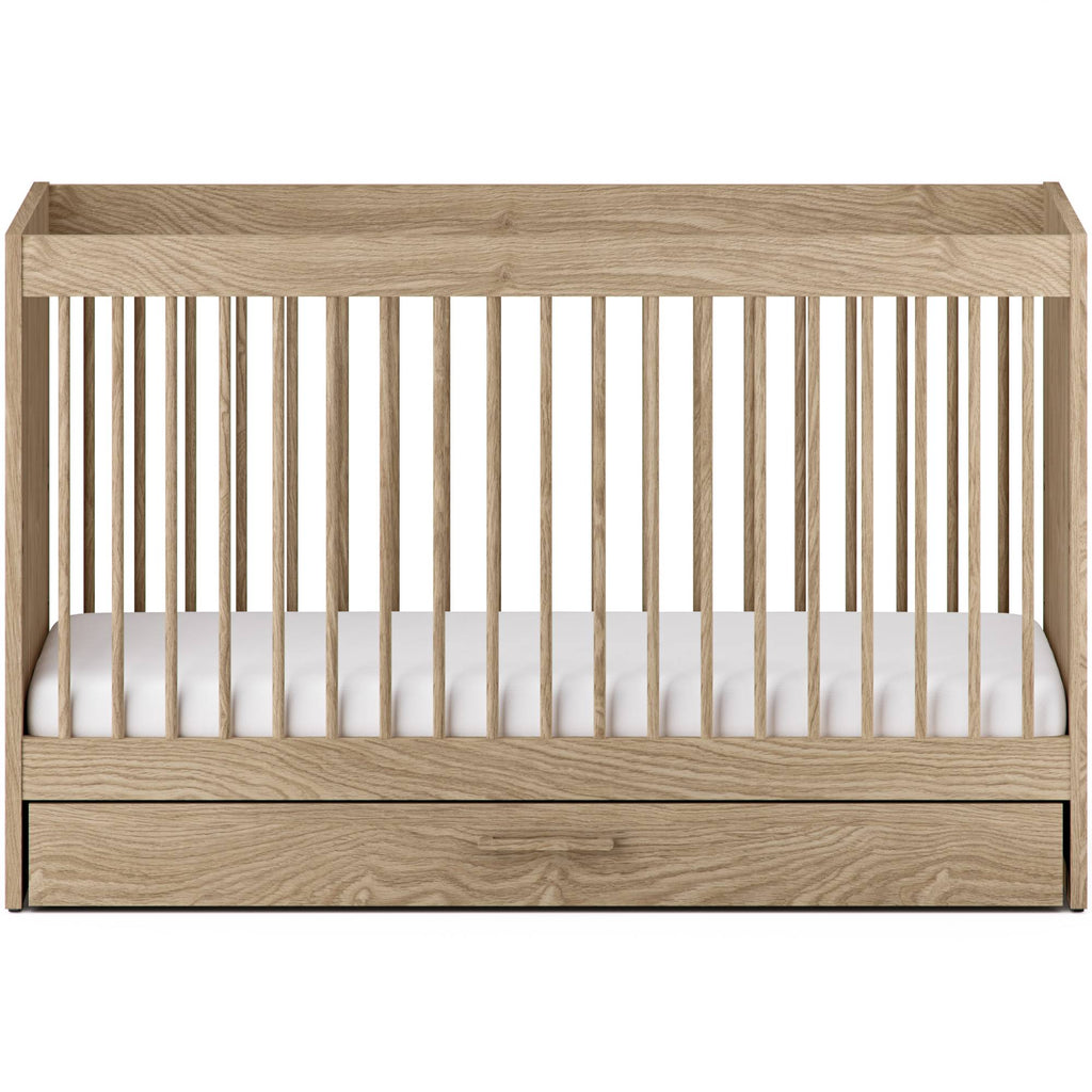 Silver Cross Geneva Convertible Cot to Toddler Bed and Trundle Drawer