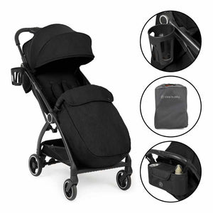 Ickle Bubba Aries Prime Autofold Stroller - Black