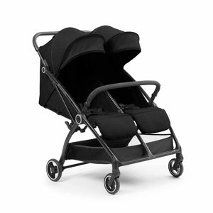 Ickle Bubba Double Autofold Stroller - Black